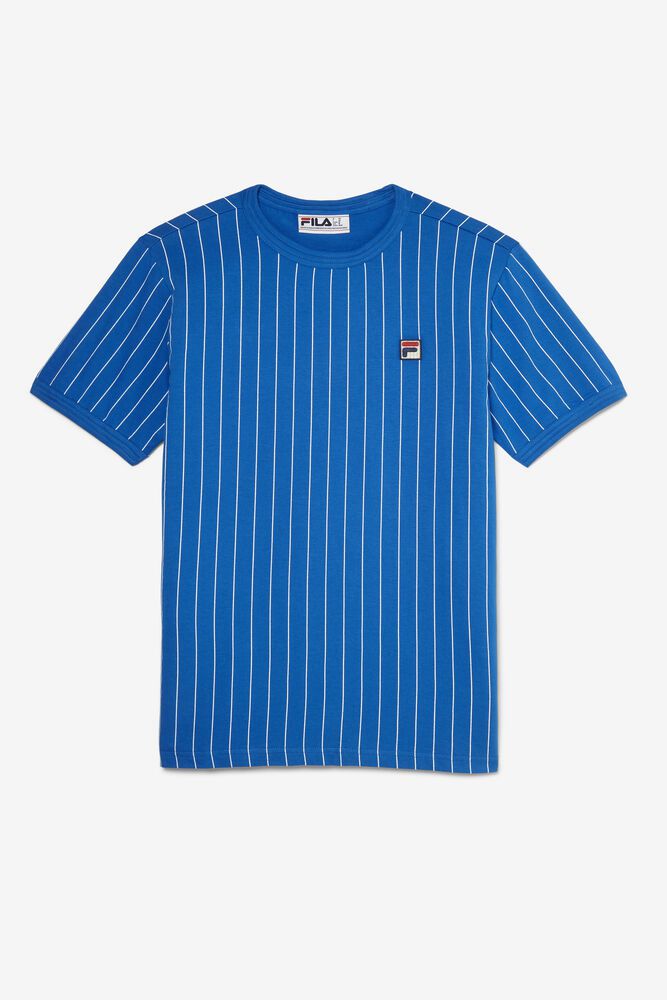 Fila T-Shirt Mens Blue - Guillo - Philippines 0271564-AS